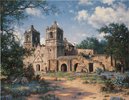 Mission Concepcion by artist Larry Dyke